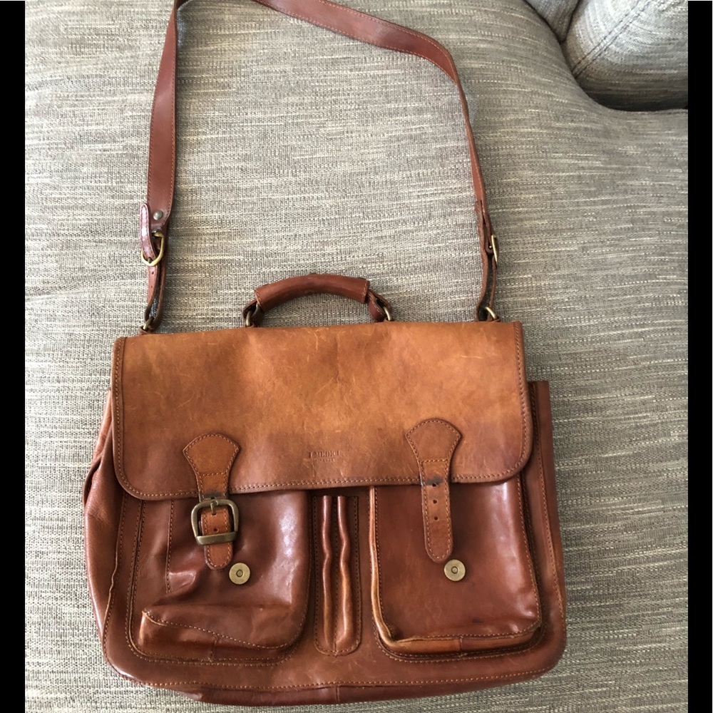 Imedici firenze Italian leather briefcase!